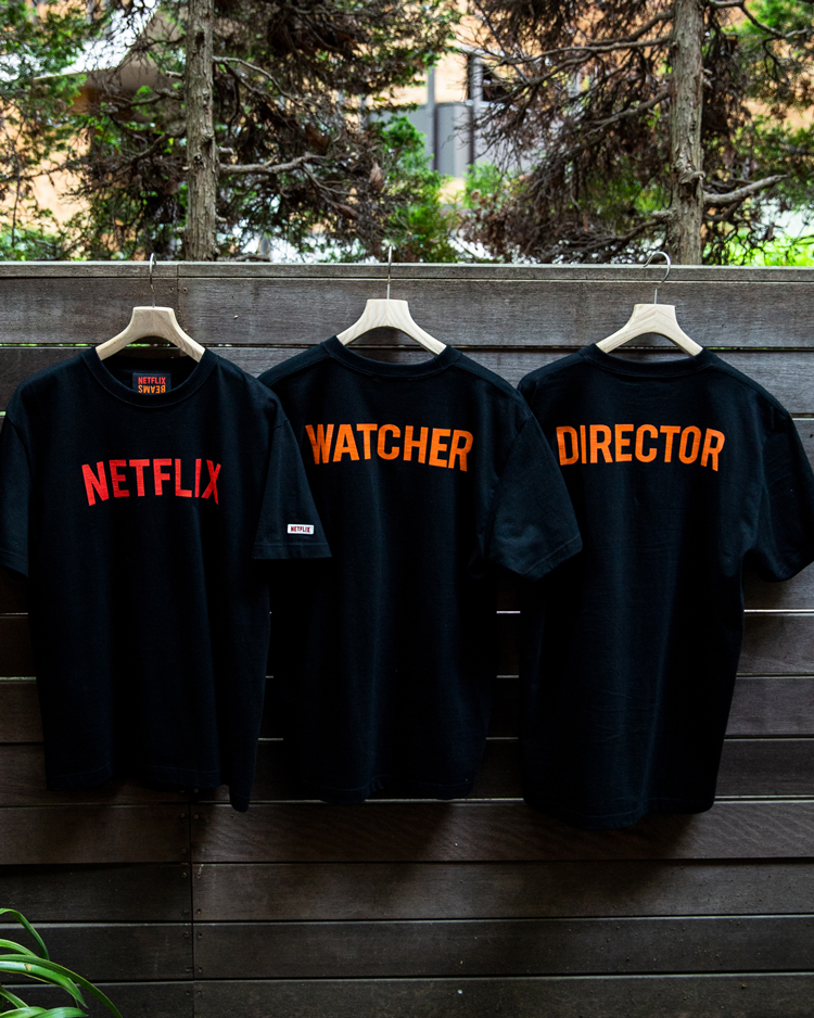 【値下げ XL】 Netflix × BEAMS staff T WATCHER
