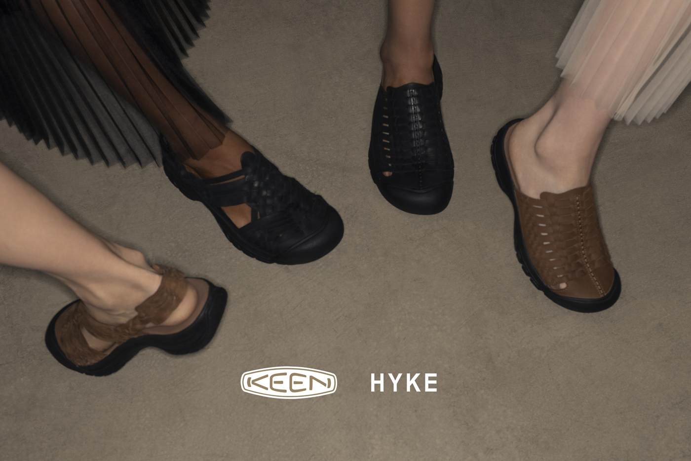 HYKE adidas コラボ フットウェア コラボサンダル-